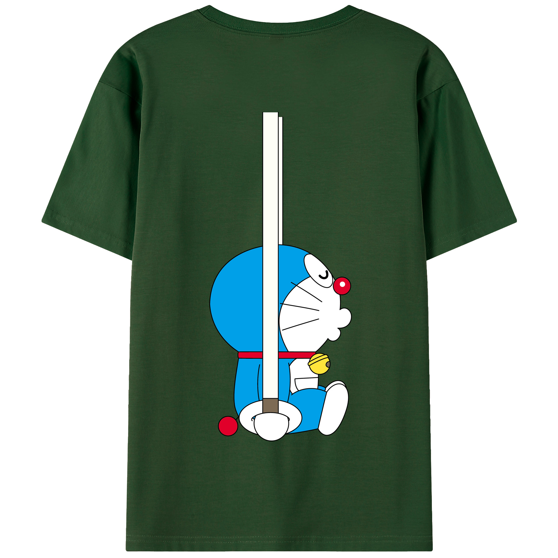 （画像用） ドラえもん Doraemon 綿100％半袖Tシャツ（背面プリント）